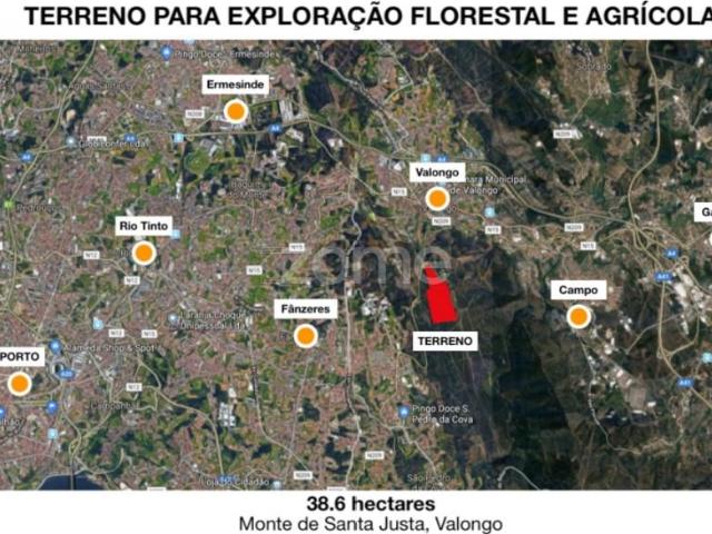 Terreno venda em Valongo, Porto