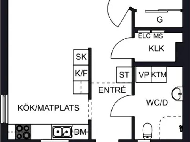 Lägenhet hyra i Hagabo, Älmhult