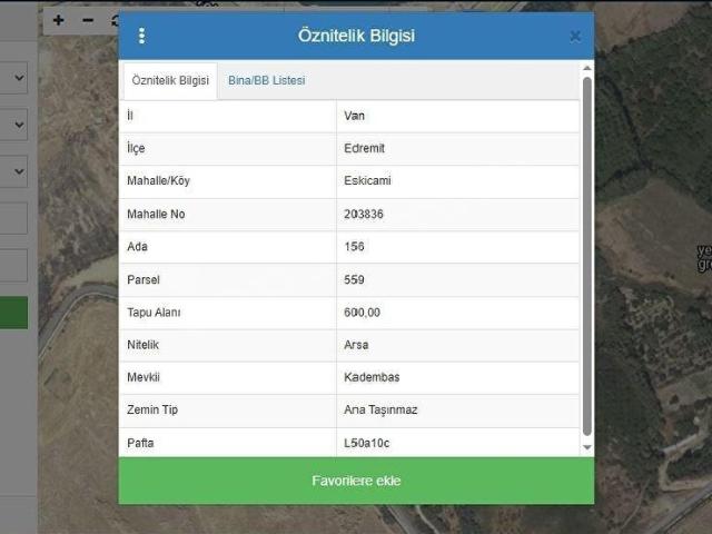 Edremit, Van içerisinde satılık Arsa