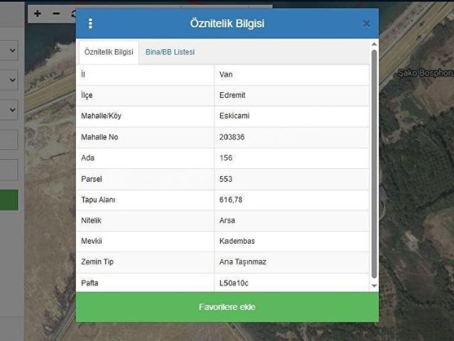 Edremit, Van içerisinde satılık Arsa