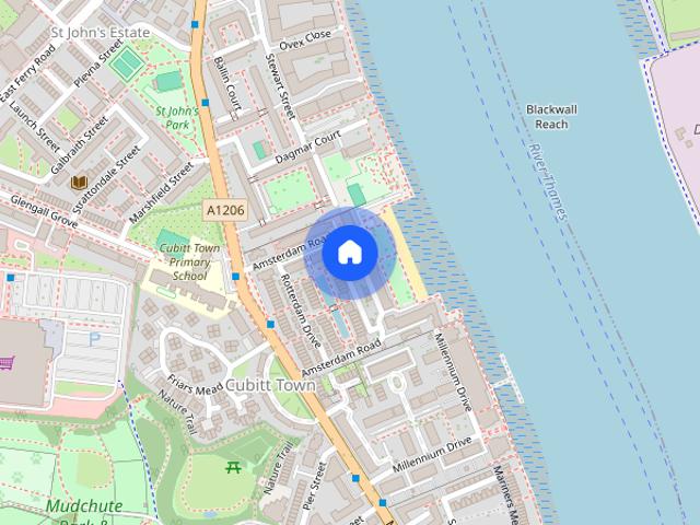 Apartment for rent in London Yard, Isle Of Dogs