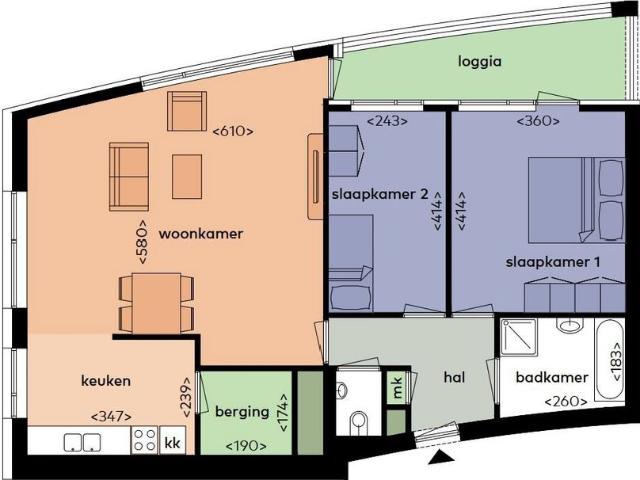 Appartement te huur in Dordrecht, Zuid Holland