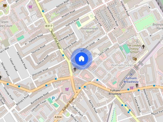 Apartment for rent in London, Walham Green