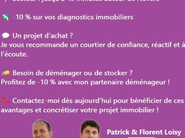 Bureau vente à Nevers, Varennes-vauzelles