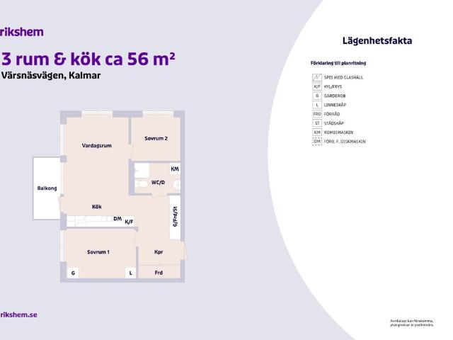 Lägenhet hyra i Kalmar