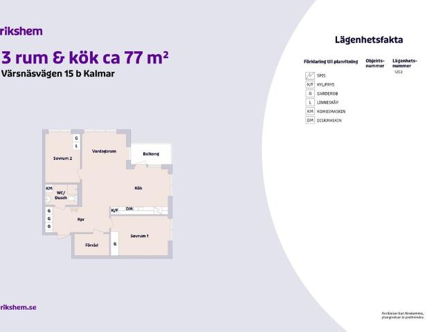 Lägenhet hyra i Kalmar