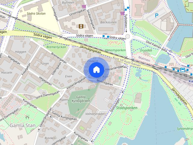 Stuga hyra i Gamla stan, Kalmar
