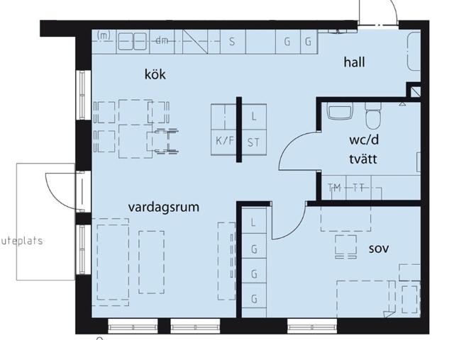 Lägenhet hyra i Älmhult, Kronoberg