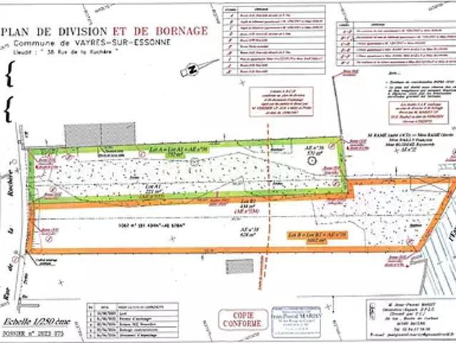 Terrain vente à Étampes, Vayres-sur-essonne