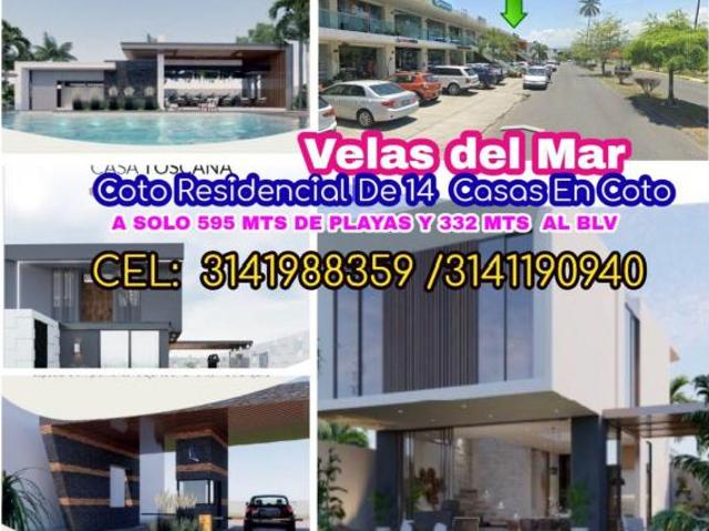 Velas del mar casa en venta en Manzanillo