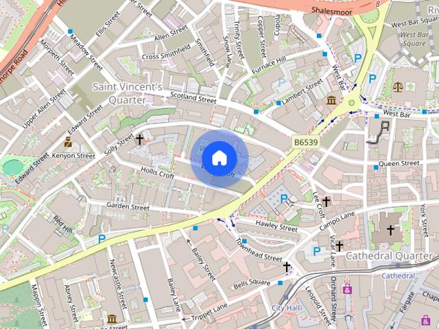 Apartment for rent in Saint Vincent's, Sheffield