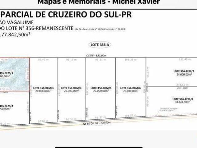 Sítio e chácara venda em Região Geográfica Imediata de Paranacity-Colorado, Cruzeiro do Sul