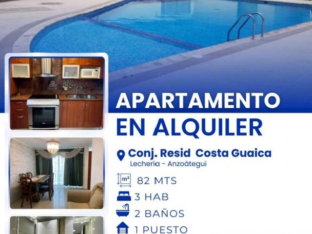 Apartamento en alquiler en Diego Bautista Urbaneja, Amazonas