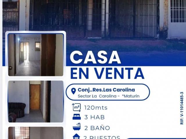 Casa en venta en Maturin, Monagas