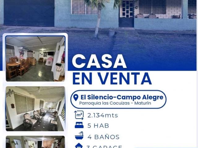 Casa en venta en Maturin, Monagas