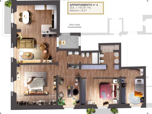 Appartamento in vendita a Quartiere 2, Firenze