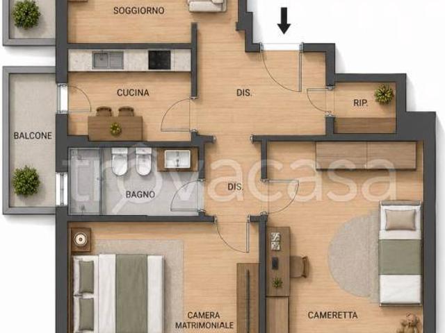 Appartamento in vendita a San Francesco, Limbiate