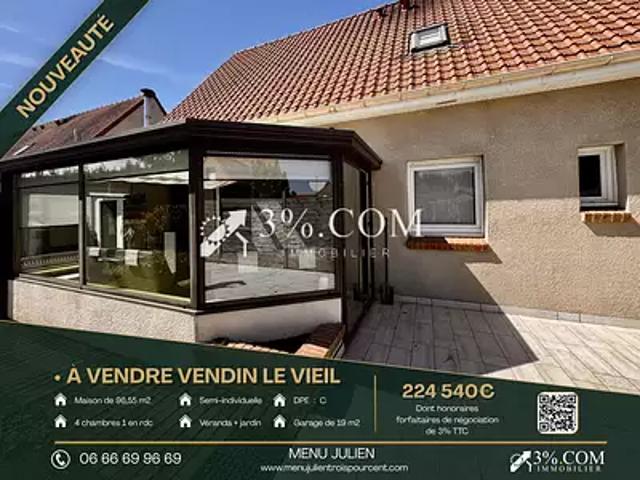 Maison vente à Lens, Vendin-le-vieil