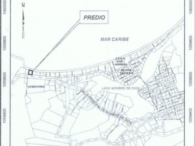 Vendo Casa y terreno frente al Mar Nombre de Dios Colon M.M