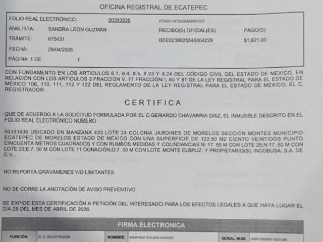 Terreno en venta en Acatepec, Estado de México