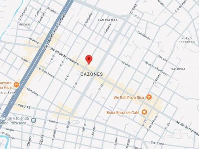 VENTA DE CASA CALLE 8 NUMERO 400A CAZONES POZA RICA HIDALGO VERACRUZ CODIGO POSTAL 93230