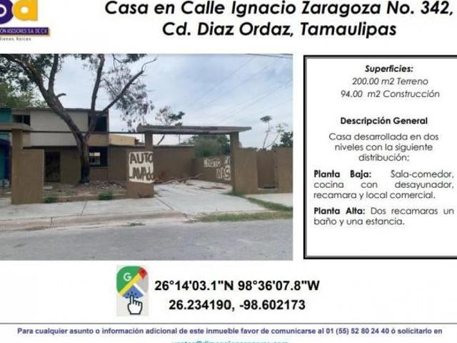 VENTA DE CASA CON LOCAL COMERCIAL TAMAULIPAS