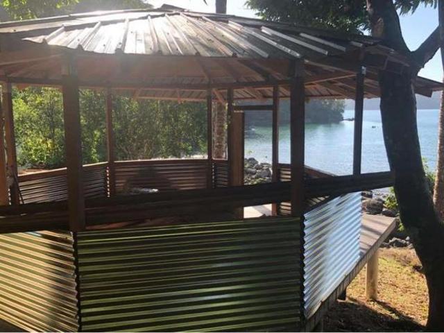 Venta de casa de pesca frente a la playa en darien puerto piña