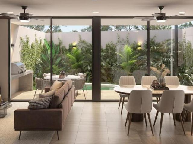 Venta de casa en Conkal, Yuc de 3 Recamaras con piscina