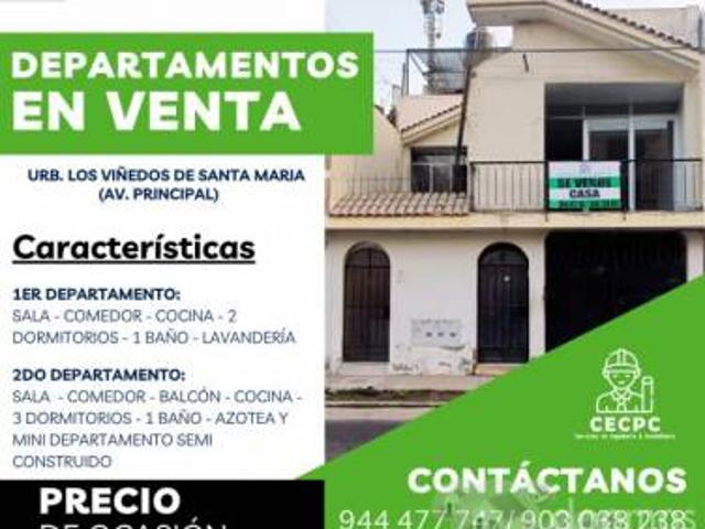 Departamento venta en Ica