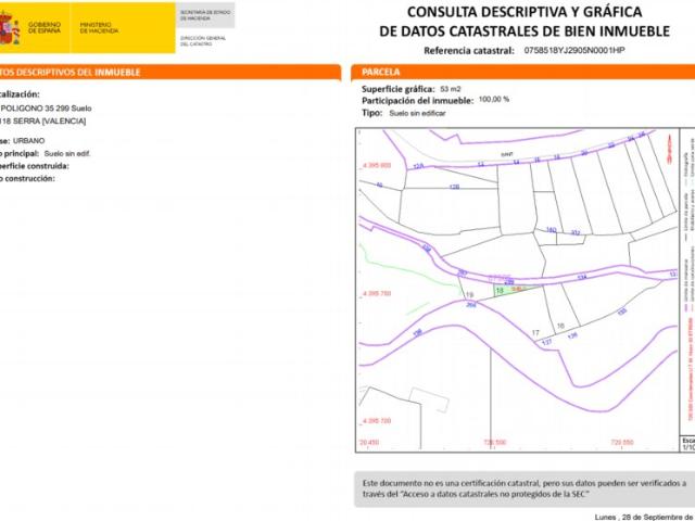 Terreno en venta en el Camp de Túria, Valencia