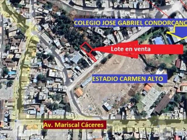 Terreno venta en Carmen Alto, Ayacucho