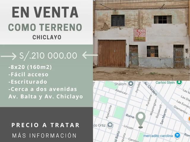 Terreno venta en Chiclayo, Lambayeque