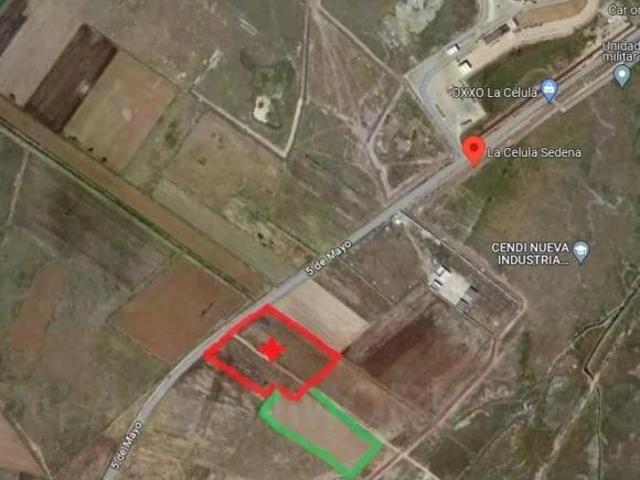 Venta de terreno frente a SEDENA, La Celula en Oriental