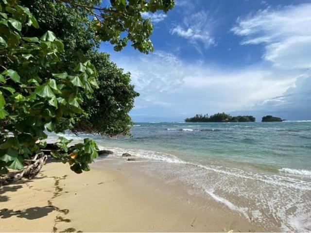 Venta de terreno frente al mar en bocas del toro con servicios y casa club de 2299 m2