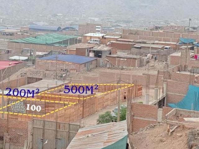 VENTA DE TERRENO JICAMARCA SJL