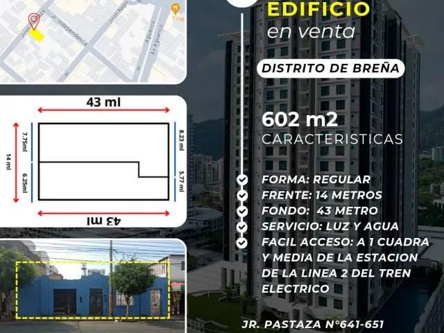 Terreno venta en Breña, Lima Metropolitana