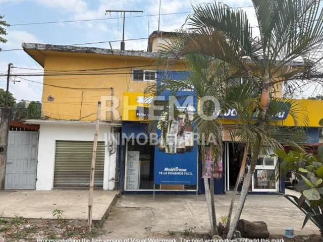 Venta Departamento Con Local Comercial Col. Lopez Mateos Coatzintla Veracruz