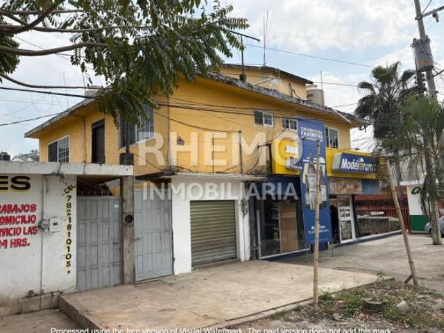 Venta Departamento Con Local Comercial Col. Lopez Mateos Coatzintla Veracruz