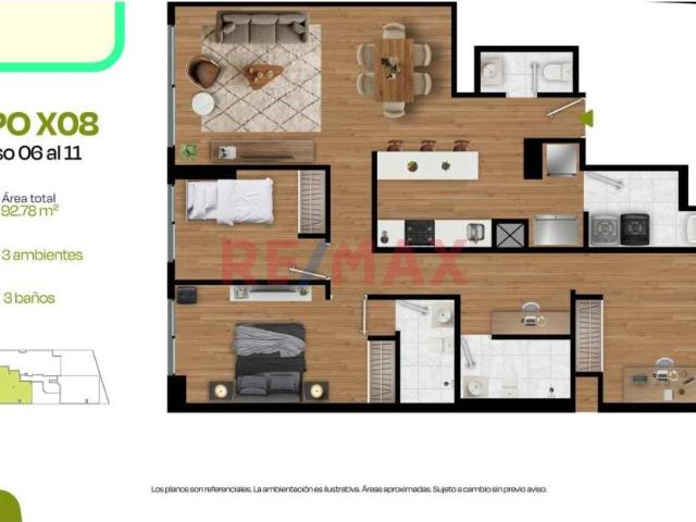 Departamento venta en Santiago De Surco, Lima Metropolitana