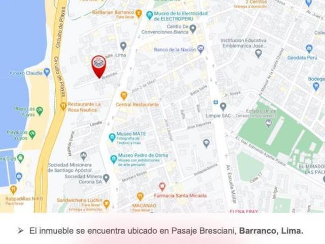 Departamento venta en Barranco, Lima Metropolitana