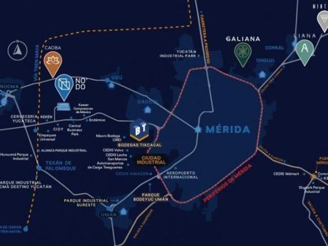 Venta Lote Industrial Comercial Logístico en Mérida