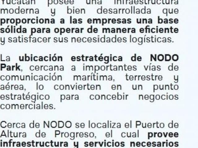 Venta Lote Industrial Comercial Logístico en Mérida