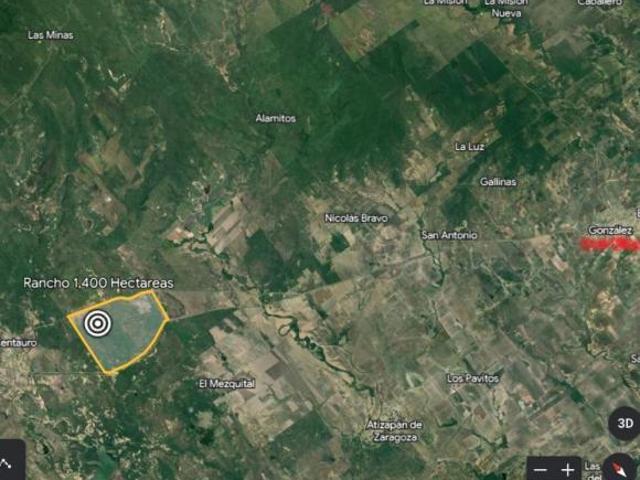 Venta Rancho agrícola en González, Tam