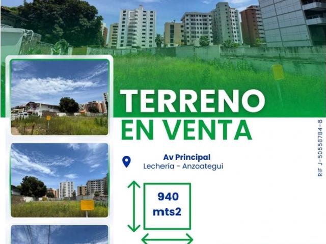 Terreno en venta en Lechería, Municipio Urbaneja