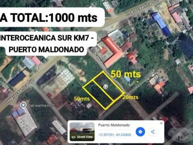 Terreno venta en Madre De Dios