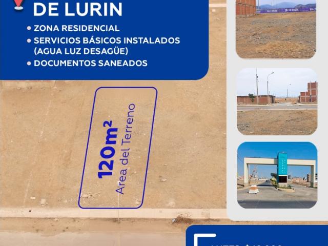 Terreno venta en Lurin, Lima Metropolitana