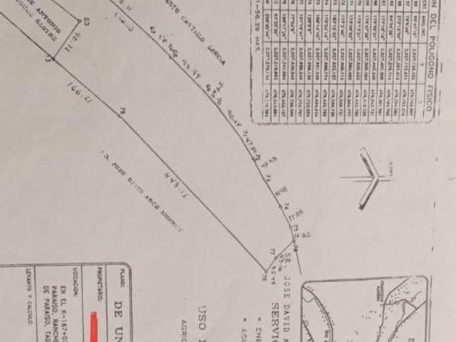 VENTA TERRENO PARAISO TABASCO DOS BOCAS