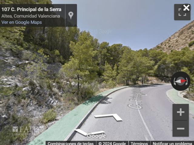 Terreno en venta en Urbanització Serra d'Altea, la Marina Baixa