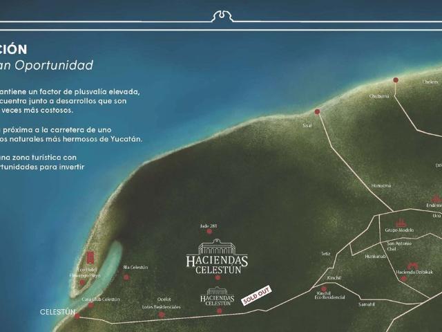 Terreno en venta en Celestún
