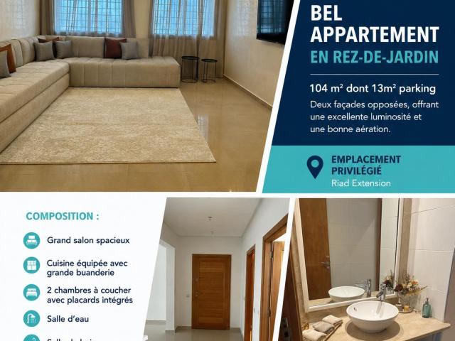 Appartement vente à Agdal, Rbat